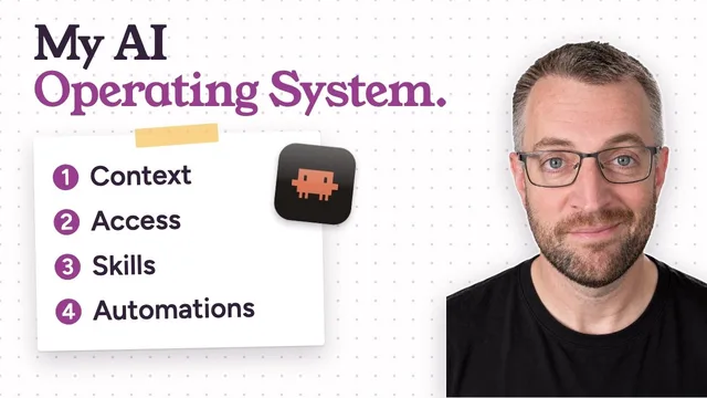 Video thumbnail: I run my life and business on an AI operating system